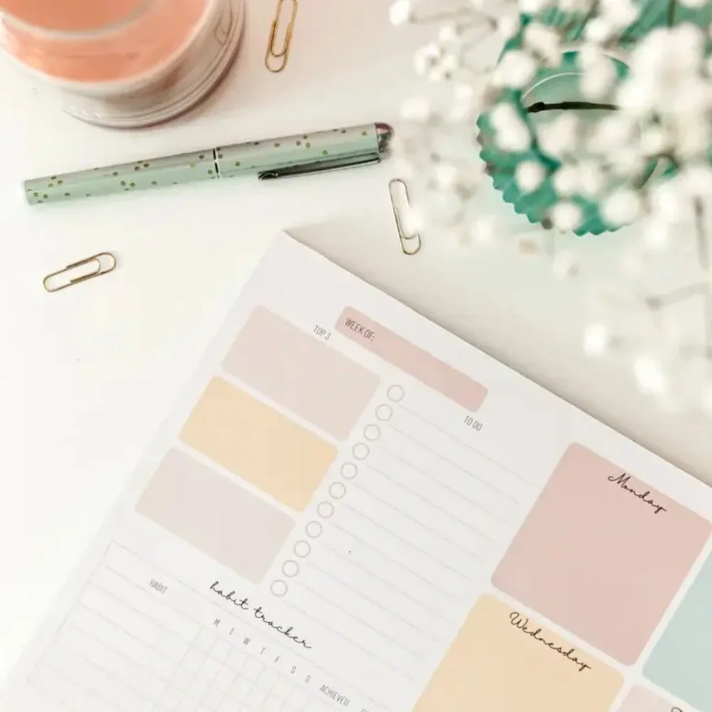 The Gentle Focus Weekly Planner Pad